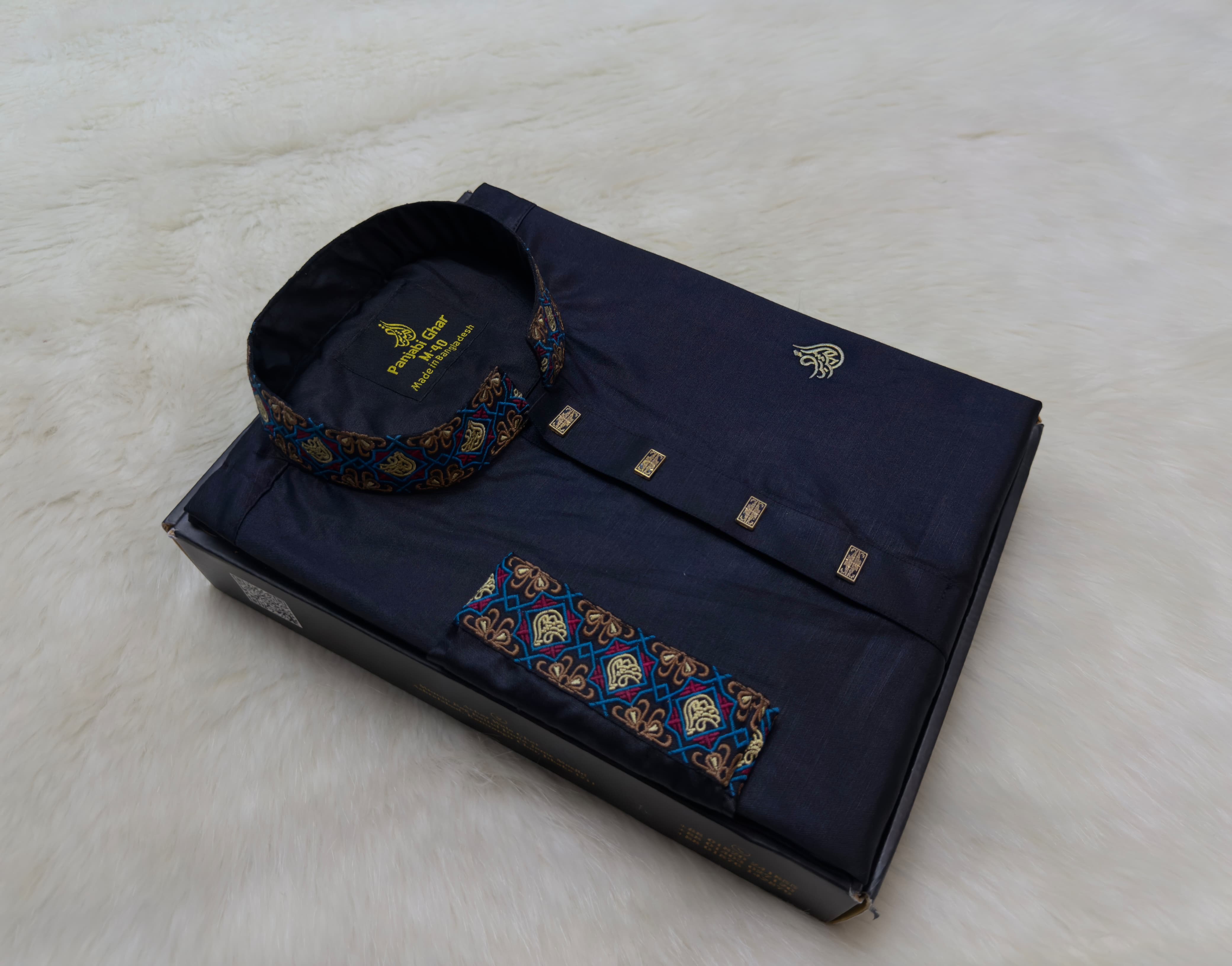 Shahara panjabi black -69