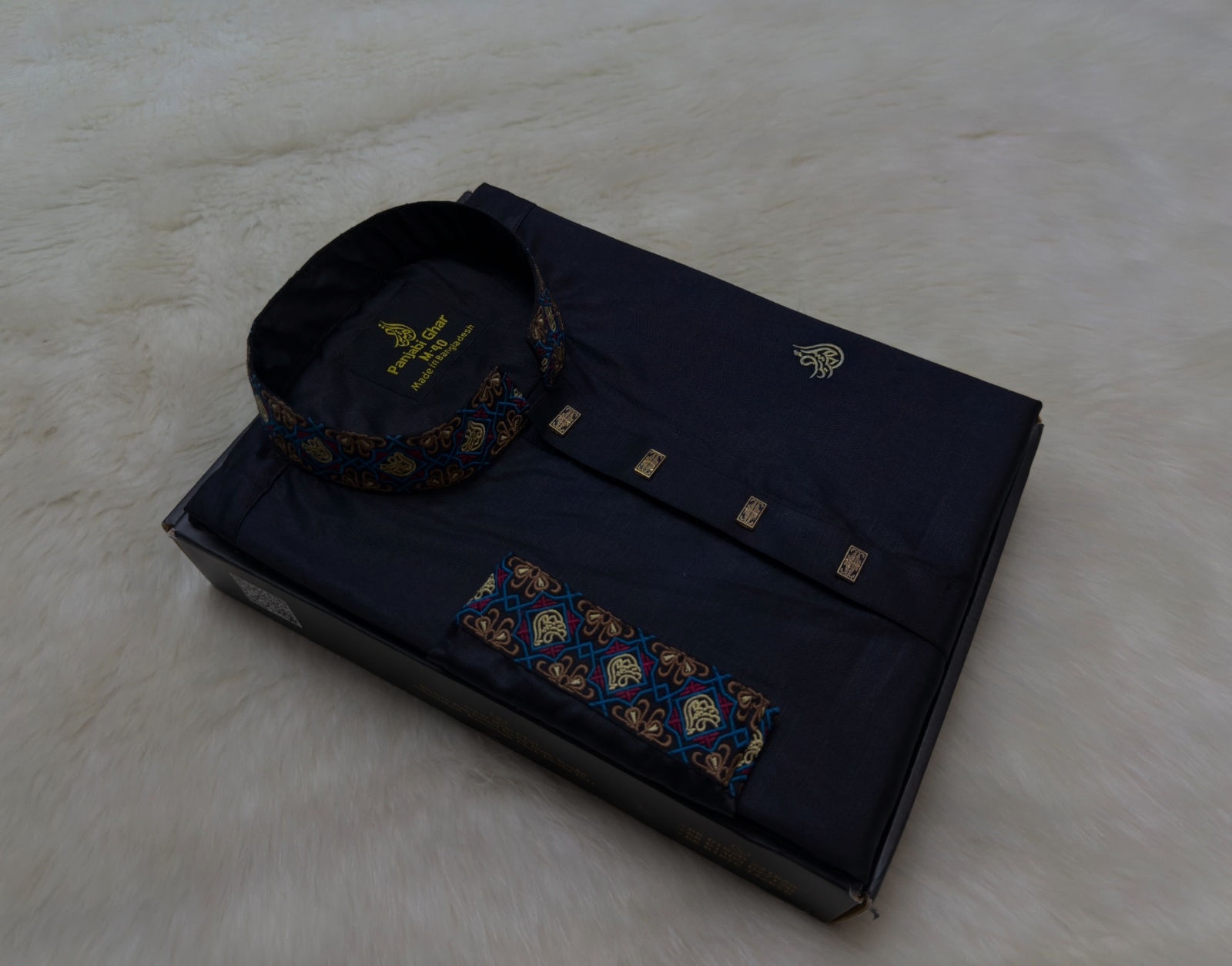 Shahara panjabi black-69